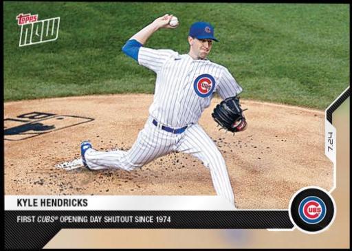 Kyle Hendricks #9 Baseball Cards 2020 Topps Now