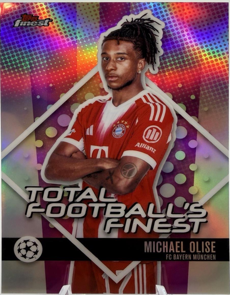 Michael Olise #TFF-14 2025 Topps Finest UEFA Total Football