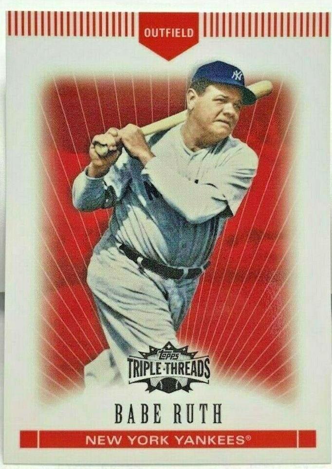 Babe Ruth #8 Baseball Cards 2020 Topps Throwback Thursday