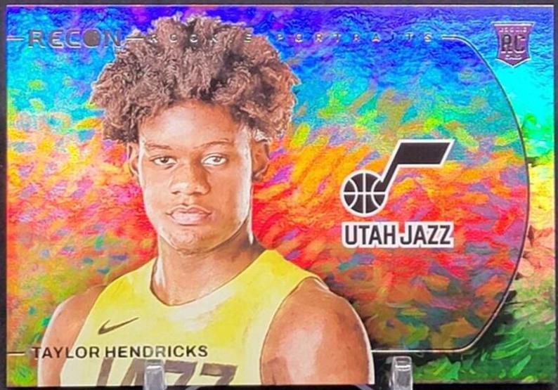 Taylor Hendricks #9 Basketball Cards 2023 Panini Recon Rookie