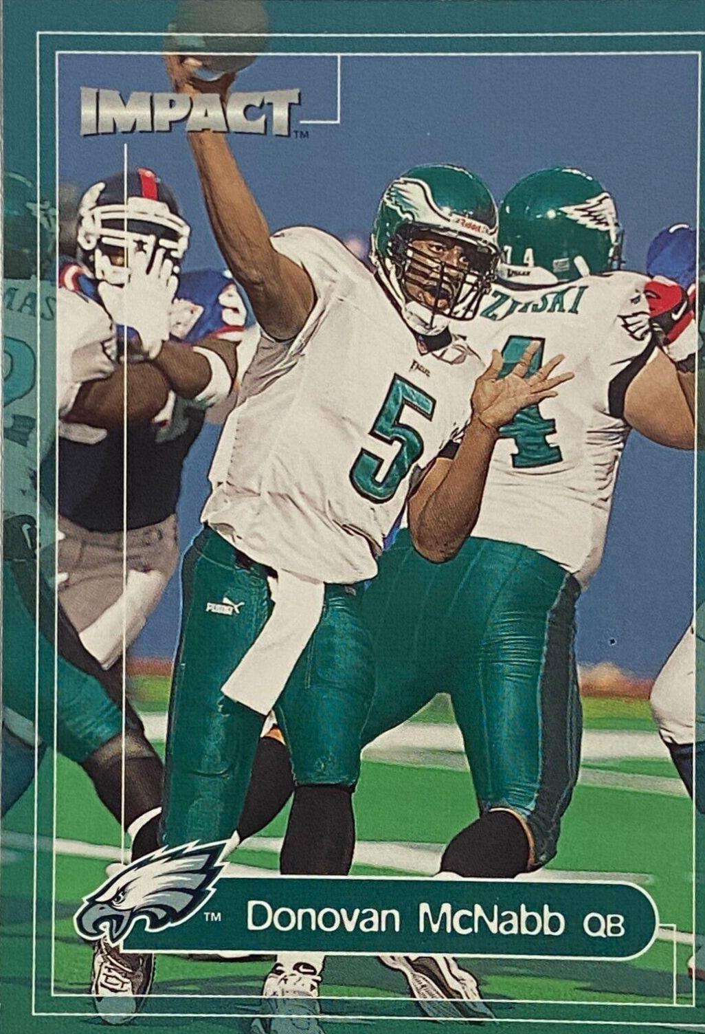 Donovan McNabb #76 Football Cards 2000 Skybox Impact