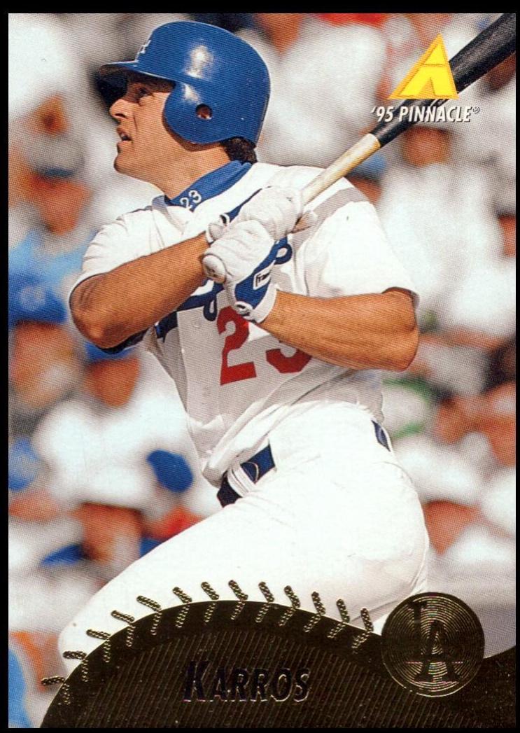 Eric Karros #7 Baseball Cards 1995 Pinnacle