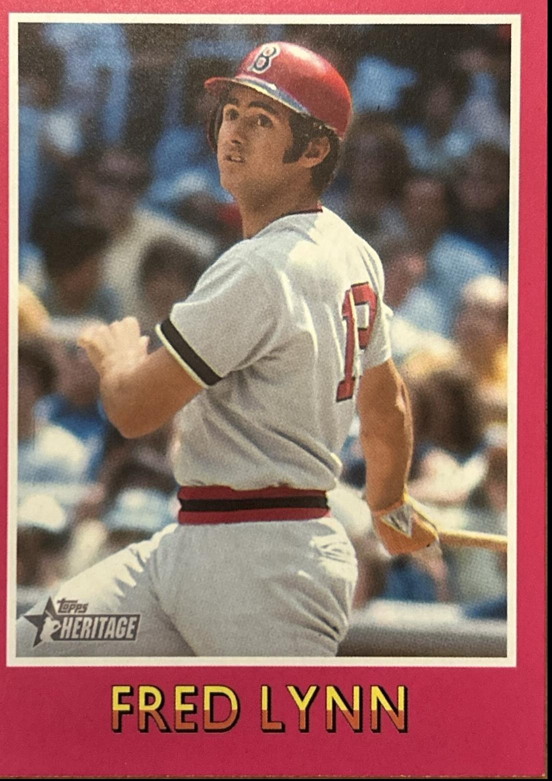 Fred Lynn #75BS-3 Baseball Cards 2024 Topps Heritage Mini Sensation