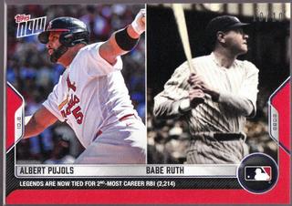 Albert Pujols / Babe Ruth