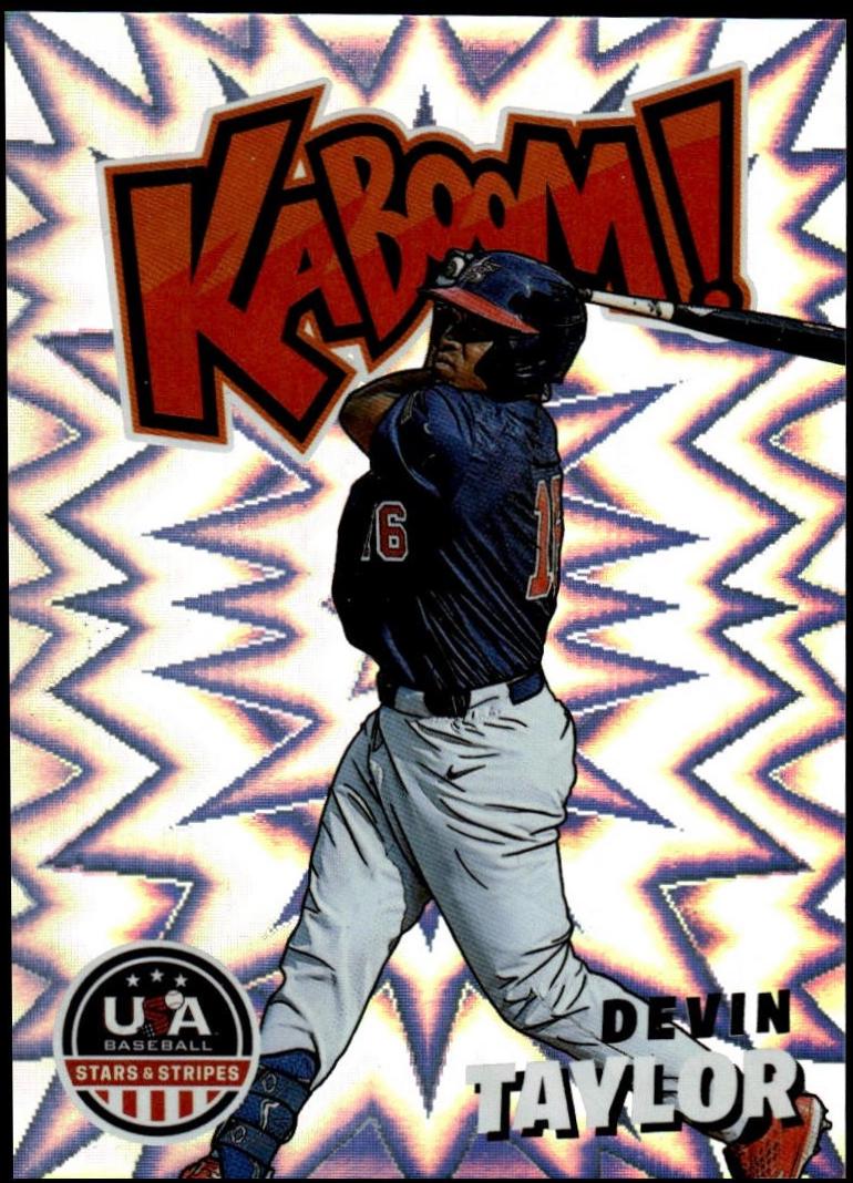 Devin Taylor #2 Baseball Cards 2025 Panini Stars and Stripes Kaboom