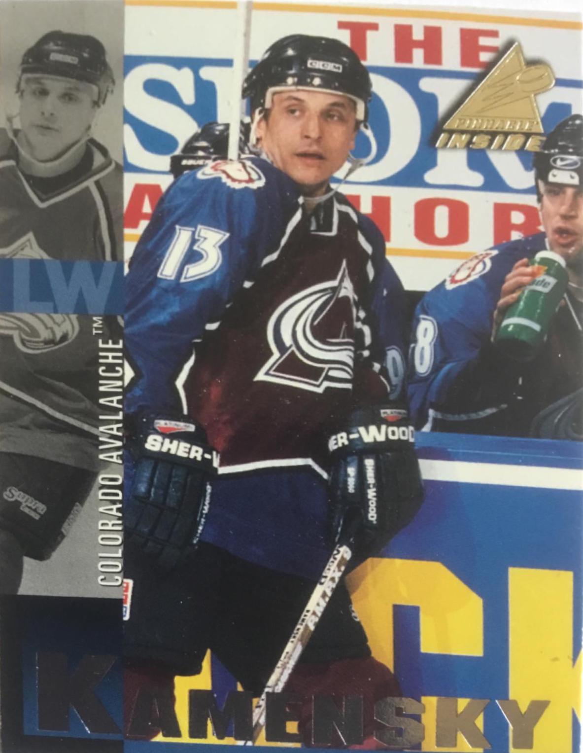 Valeri Kamensky #114 Hockey Cards 1997 Pinnacle Inside