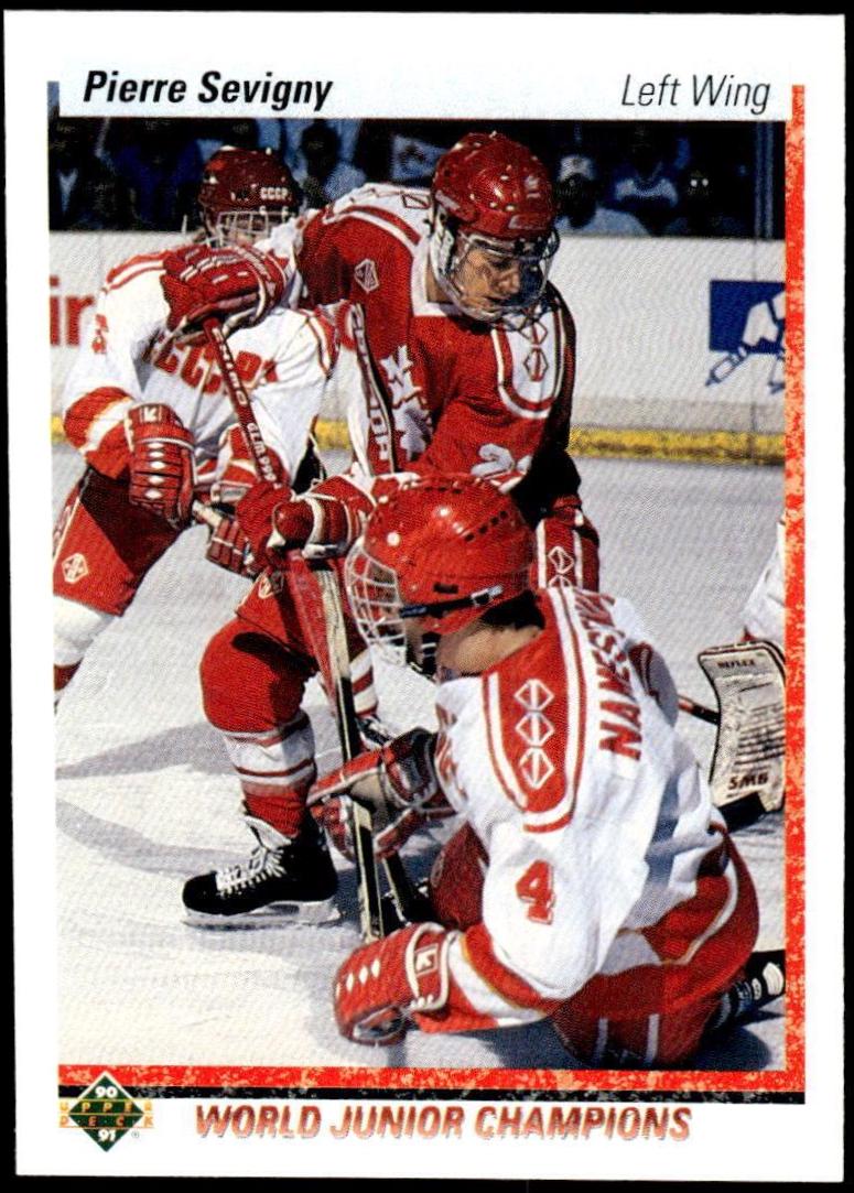 Pierre Sevigny #456 Hockey Cards 1990 Upper Deck
