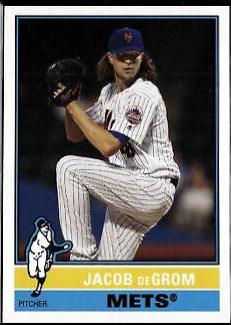 Jacob DeGrom #41 Baseball Cards 2018 Topps Throwback Thursday