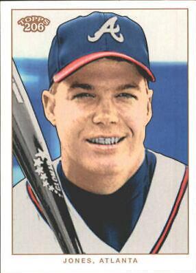 Chipper Jones #78 Baseball Cards 2002 Topps 206