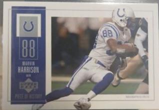 Marvin Harrison #42 Football Cards 2002 Upper Deck Piece of History