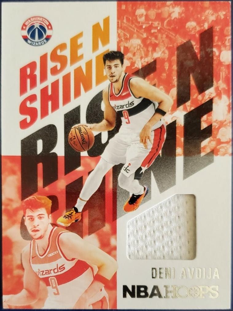 Deni Avdija #RNS-DAV Basketball Cards 2020 Panini Hoops Rise N Shine