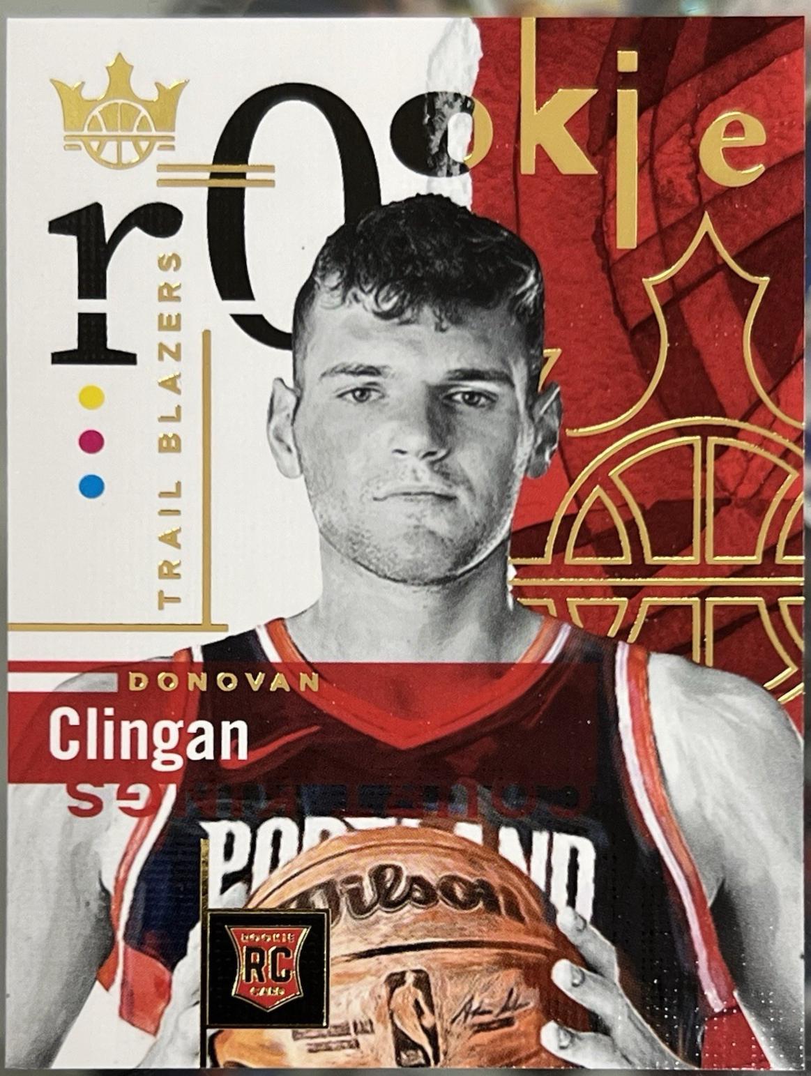 Donovan Clingan #115 Basketball Cards 2024 Panini Court Kings