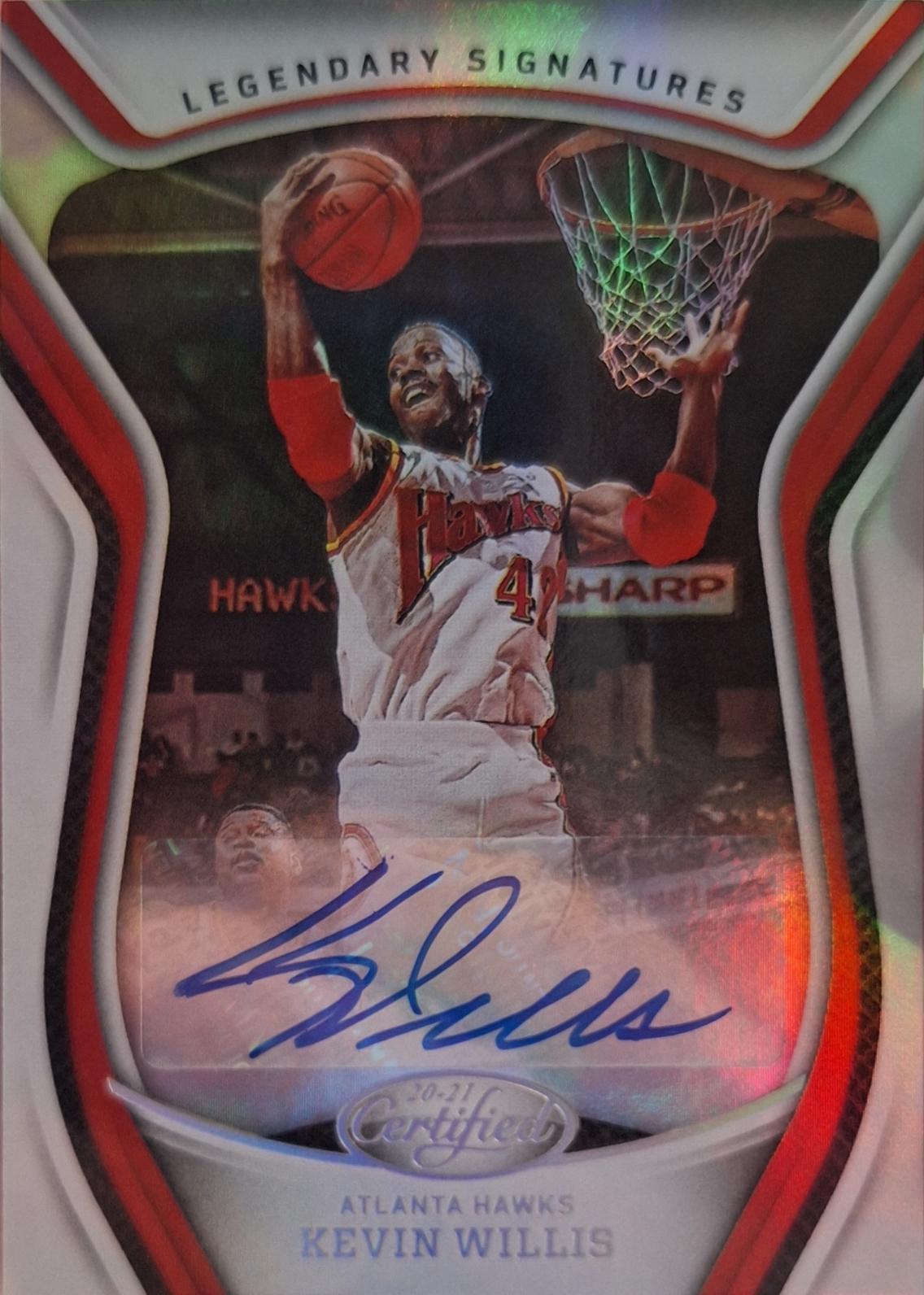 Kevin Willis #LS-KWL Basketball Cards 2020 Panini Certified Legendary Signatures