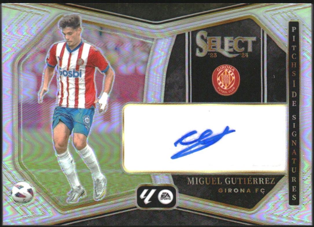 Miguel Gutierrez #6 Soccer Cards 2023 Panini Select La Liga Pitchside Signatures