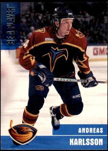 Andreas Karlsson #308 Hockey Cards 1999 Be a Player Memorabilia