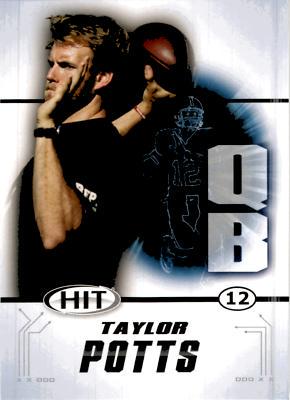 Taylor Potts #26 Football Cards 2011 Sage Hit