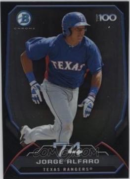 Jorge Alfaro #BTP-74 2014 Bowman Chrome Top 100 Prospects Baseball