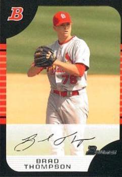 Brad Thompson #21 Baseball Cards 2005 Bowman Draft Picks
