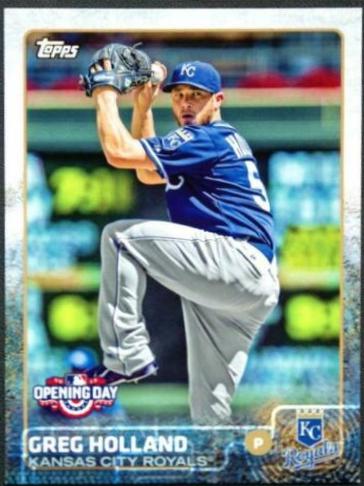 Greg Holland #23 Baseball Cards 2015 Topps Opening Day