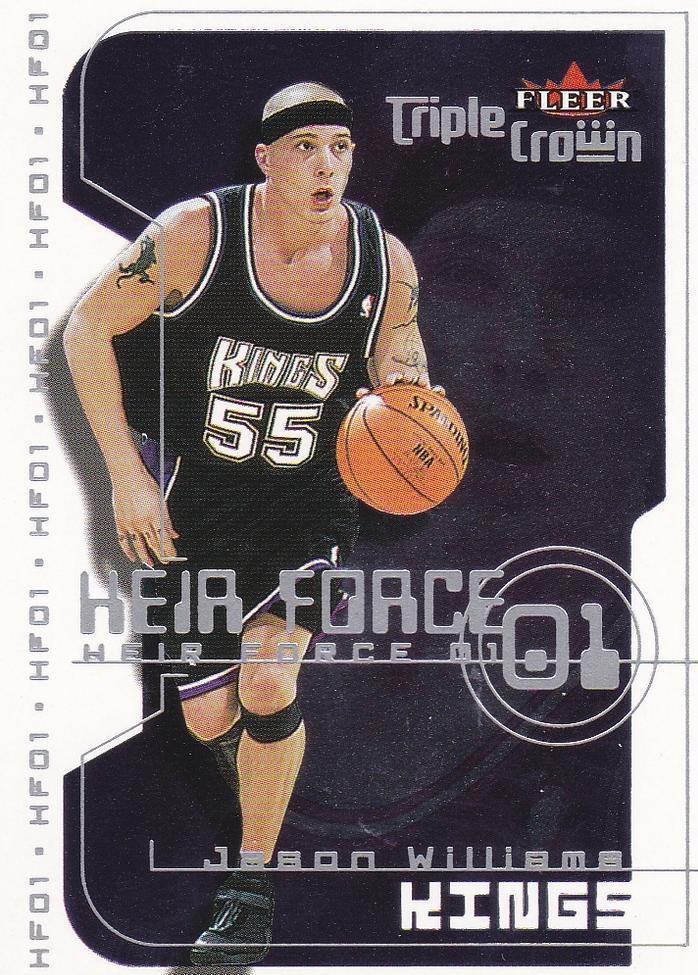 Jason Williams #13 HF Basketball Cards 2000 Fleer Triple Crown Heir Force 01