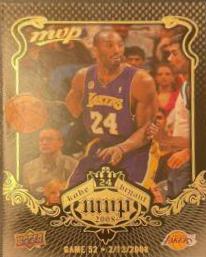 Bryant #KB-52 Basketball Cards 2008 Upper Deck MVP Kobe