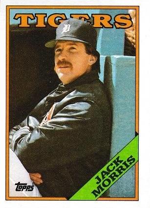 Jack Morris #340 Baseball Cards 1988 Topps