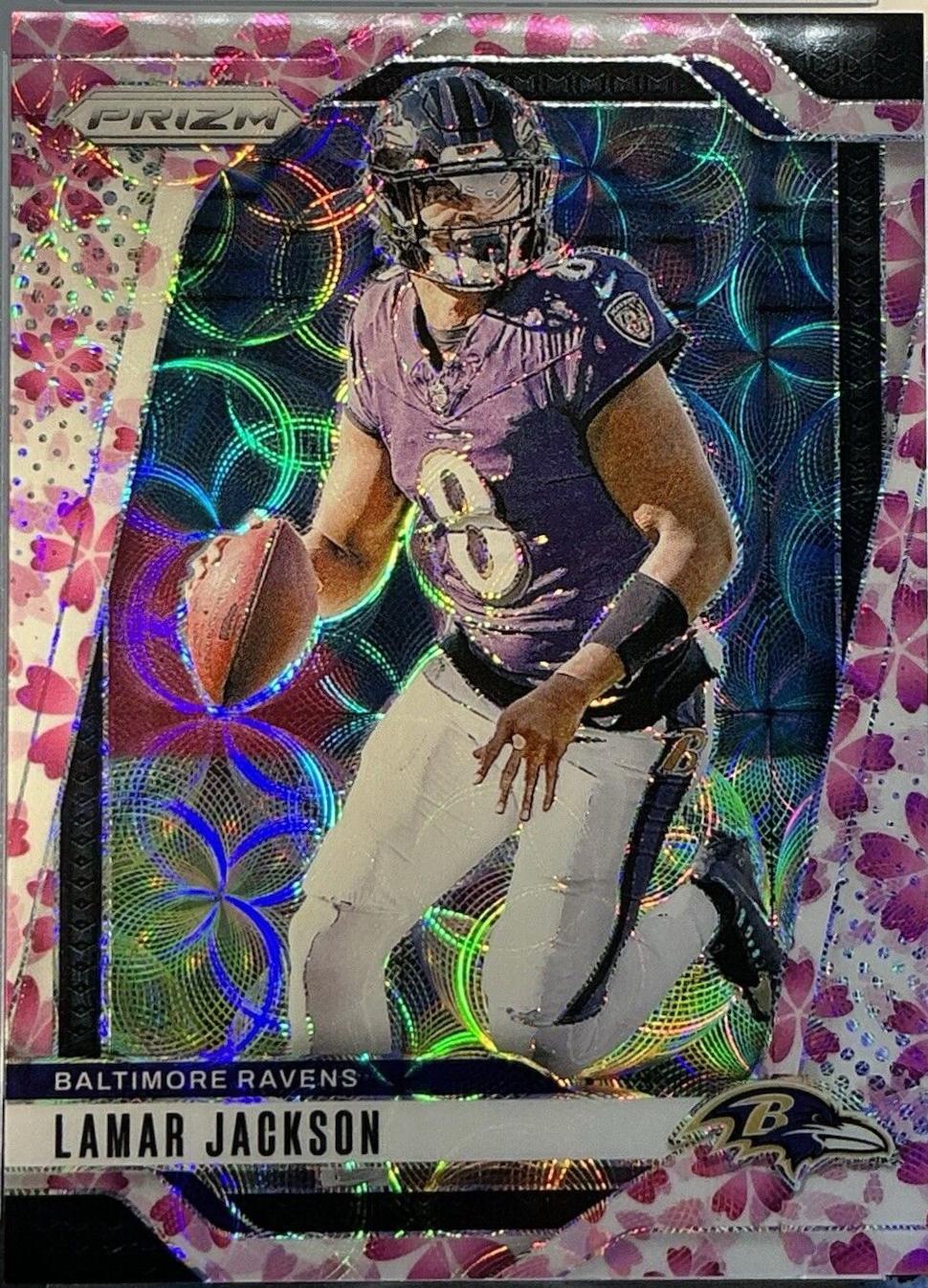 Lamar Jackson [Choice Cherry Blossom] #19 Prices | 2024 Panini