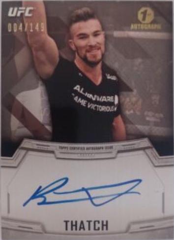 Brandon Thatch #KA-BT Ufc Cards 2014 Topps UFC Knockout Autographs
