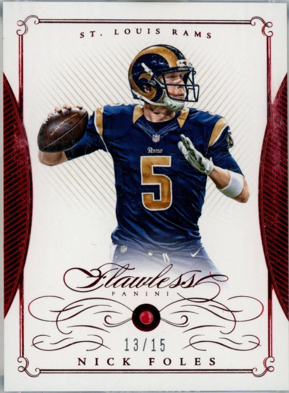 Nick Foles #15 Football Cards 2015 Panini Flawless