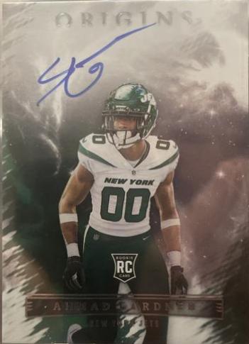 Ahmad Gardner #RAU-AGA Football Cards 2022 Panini Origins Rookie Autographs