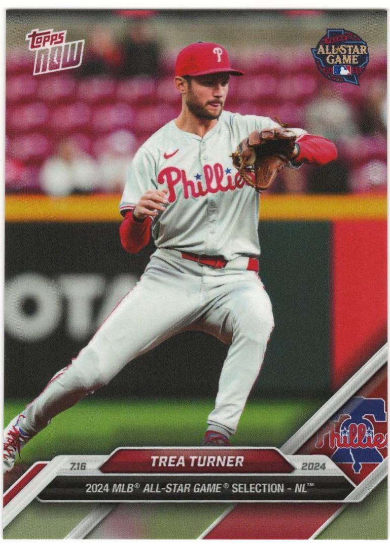 Trea Turner #ASG-TT Baseball Cards 2024 Topps Now MLB All-Star Game