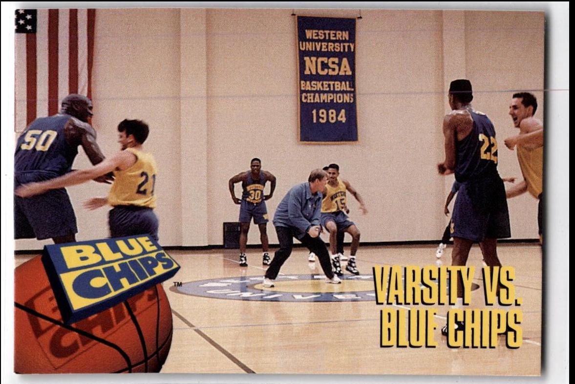 Varsity Vs. BLue Chips #26 Basketball Cards 1994 SkyBox Blue Chips