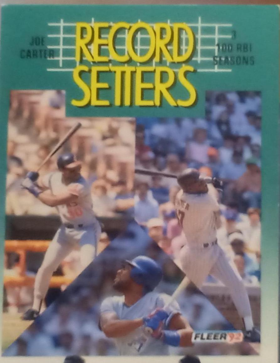 Joe Carter #685 Baseball Cards 1992 Fleer