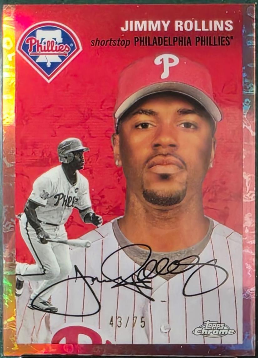 Jimmy Rollins [Cream Rose Gold Refractor] #417