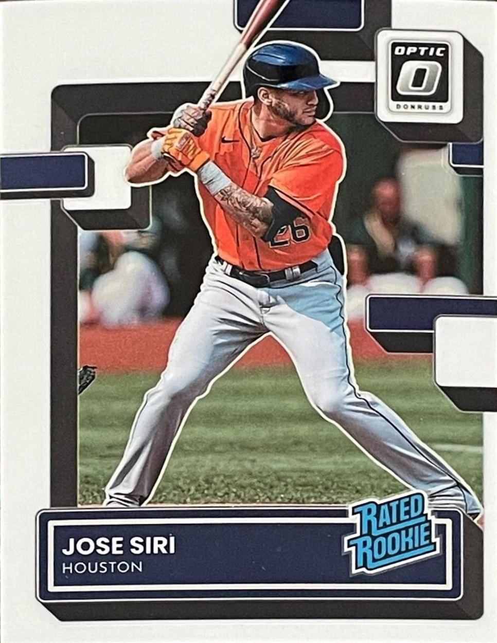 Jose Siri #62 Baseball Cards 2022 Panini Donruss