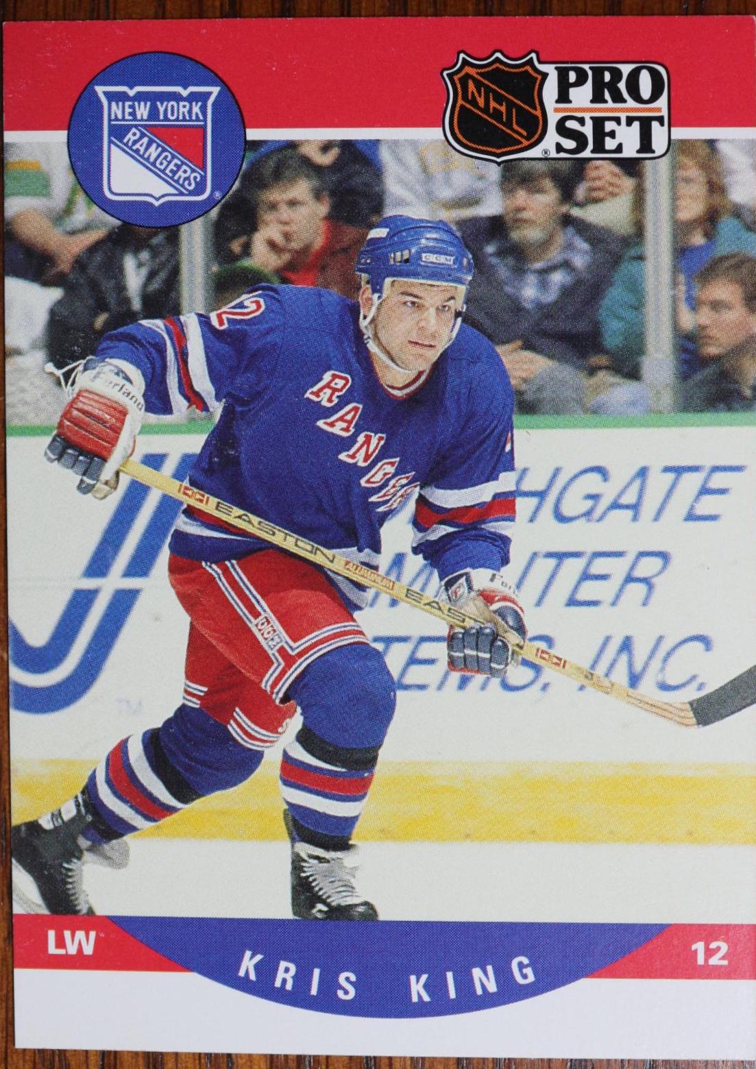 Kris King #491 Hockey Cards 1990 Pro Set