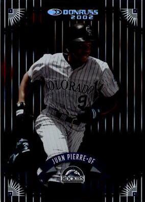 Juan Pierre #5 Baseball Cards 2002 Donruss