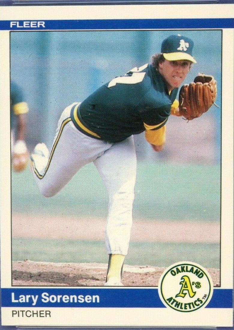 Lary Sorensen #U-109 Baseball Cards 1984 Fleer Update