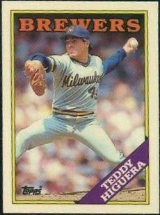 Teddy Higuera #110 Baseball Cards 1988 Topps Tiffany