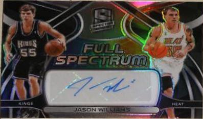 Jason Williams #FSS-JSW Basketball Cards 2021 Panini Spectra Full Spectrum Signatures