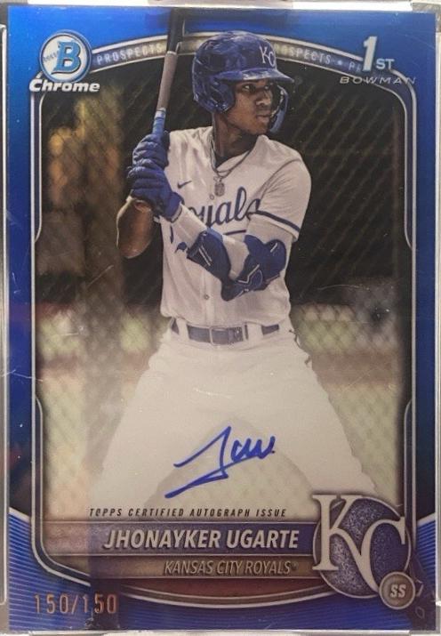 Jhonayker Ugarte [Blue Mojo Refractor] #CPA-JU