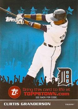 Curtis Granderson #TTT43 Baseball Cards 2009 Topps Toppstown