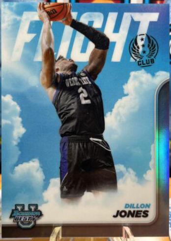 Dillon Jones #FC-16 Basketball Cards 2023 Bowman Best University Flight Club