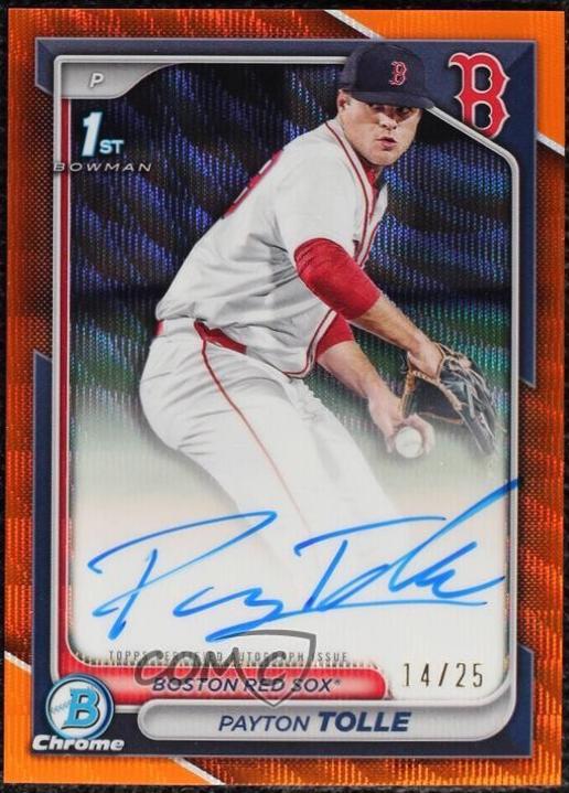 Payton Tolle [Orange Wave Refractor] #CPA-PT