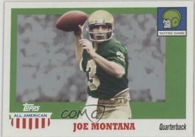 Joe Montana #8 Football Cards 2005 Topps All American