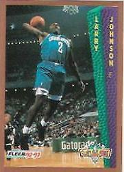Larry Johnson #292 Basketball Cards 1992 Fleer