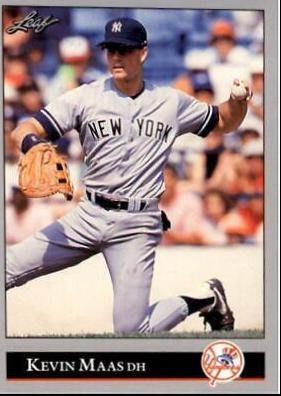 Kevin Maas #284 Baseball Cards 1992 Leaf