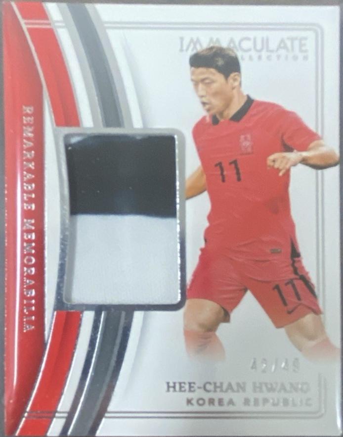 Hee-chan Hwang #RM-HCH 2023 Panini Immaculate Remarkable Memorabilia Soccer