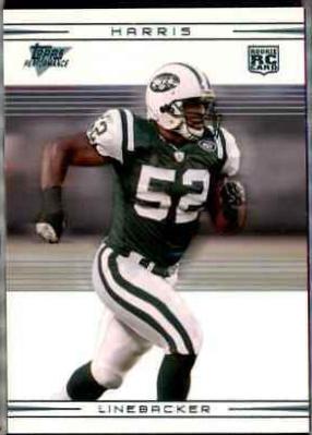 David Harris #127 2007 Topps Performance Football