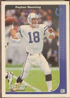 Peyton Manning #104 2002 Panini Score Football
